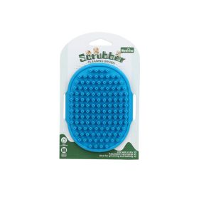 Dog Bath Brush Dog Grooming Brush, Pet Shampoo Bath Brush Soothing Massage Rubber Comb Silicone Grooming And Shedding Brush For Dogs Cats (Color: Blue)