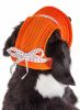 Pet Life 'Sea Spot Sun' Uv Protectant Adjustable Fashion Mesh Brimmed Dog Hat Cap